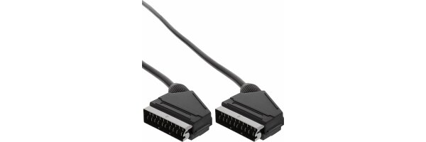 Scart connecting cable