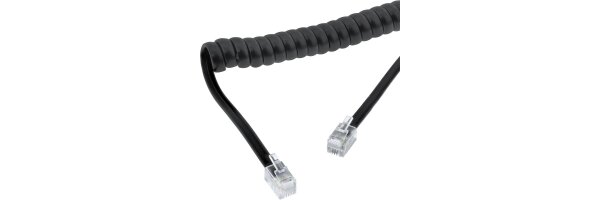 RJ10 spiral cable