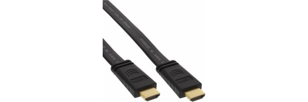 HDMI - High Speed mit Ethernet Flachkabel
