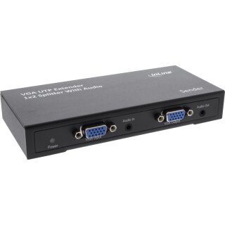 InLine® VGA + Audio Extender Sender max. 300m via UTP / STP network Cable RJ45
