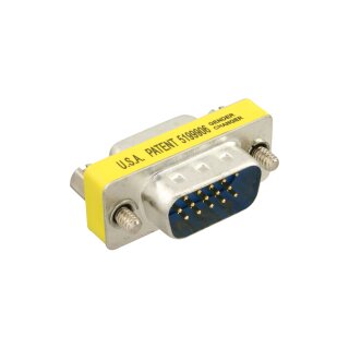 InLine® Mini-Gender-Changer, 15pol HD (VGA), Stecker / Buchse
