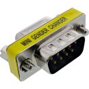 InLine® Mini Gender Changer 9 Pin serial male to female
