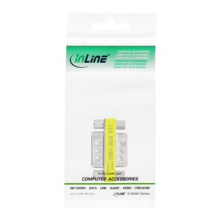 InLine® Mini-Gender-Changer, 9pol Stecker / Stecker