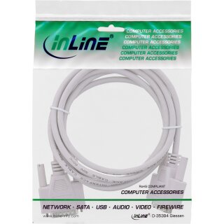 InLine® Joystickverlängerung, 15pol Stecker / Buchse, 10m