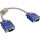 InLine® S-VGA Kabel, 15pol HD Stecker / Stecker, beige, 0,3m