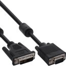 InLine® DVI-A Cable 12+5 male to 15 Pin HD male VGA 2m