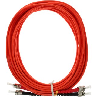 InLine® LWL Duplex Kabel, ST/ST, 50/125µm, OM2, 15m