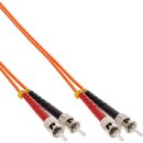 InLine® Fiber Optical Duplex Cable ST/ST 50/125µm OM2 15m