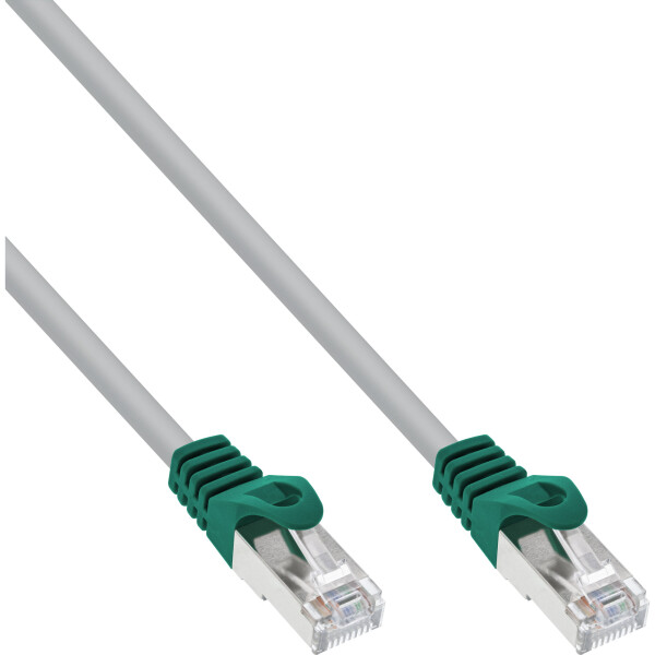 InLine® Crossover PC to PC Patch Cable SF/UTP Cat.5e grey 1m
