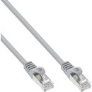 InLine® Patch Cable SF/UTP Cat.5e grey 1m