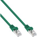 InLine® Patch Cable SF/UTP Cat.5e green 0.5m