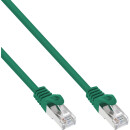 InLine® Patch Cable SF/UTP Cat.5e green 10m