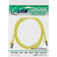 InLine® Patchkabel, SF/UTP, Cat.5e, gelb, 1m