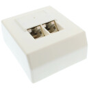 InLine® Cat.5e Network Box 2x RJ45 surface mounting...