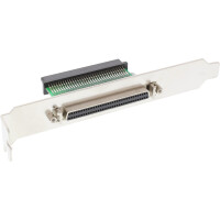 InLine® SCSI III U320 Slot Bracket 68 Pin mini Sub-D female to female interior to exterior