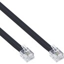 InLine® Modular Cable RJ12 male to male 6P6C male to male 10m