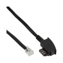 InLine® TAE-N Cable TAE-N to RJ11 6P4C 20m