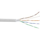 InLine® Telephone Installation Cable 8 Wire solid 4x2x0.6mm shielded 100m