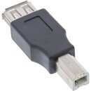 InLine® USB 2.0 Adapter Type A female to Type B male