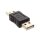 InLine® USB 2.0 Adapter, Stecker A auf Stecker A
