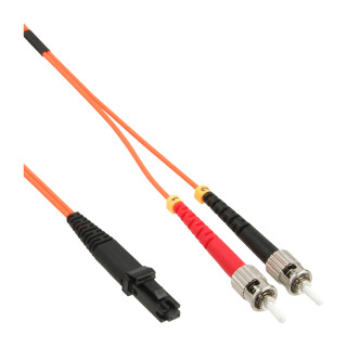 InLine¨ LWL Duplex Kabel, MTRJ/ST, 50/125µm, OM2, 2m