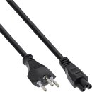 InLine® Power Cable for Notebook Switzerland 3 Pin...