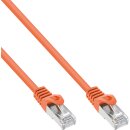 InLine® Patch Cable SF/UTP Cat.5e orange 2m