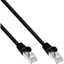 InLine® Patch Cable SF/UTP Cat.5e black 10m