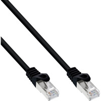 InLine® Patch Cable SF/UTP Cat.5e black 30m