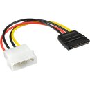 InLine® SATA Power Cable 1x 5.25" to SATA 0.15m