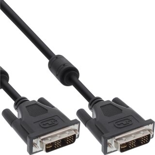 InLine® DVI-I Cable 24+5 male to male Dual Link 3m