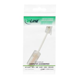 InLine® Twist-Stop, Entwirrer für Kabel von Telefonhörer, mit Kabel