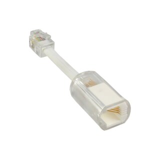 InLine Twist-Stop untangler for phone receiver Transparent + Cable