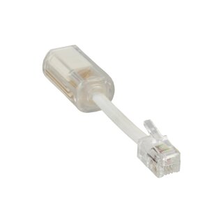 InLine Twist-Stop untangler for phone receiver Transparent + Cable
