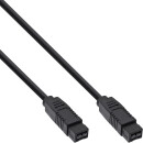 InLine® FireWire 800 1394b Cable 9 Pin male to male 1.8m