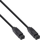 InLine® FireWire 800 1394b Cable 9 Pin male to male 3m