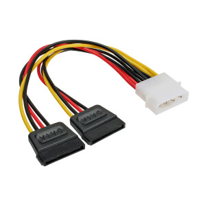 InLine® Internal Power Y-Cable 1x 5.25" to 2x...
