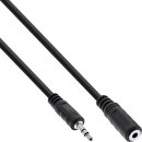 InLine® Audio Cable 3.5mm Stereo male to female 10m