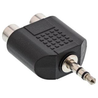 InLine Audio Adapter 3.5mm male to 2x RCA Stereo female
