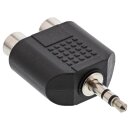 InLine® Audio Adapter 3.5mm male to 2x RCA Stereo female