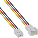 InLine® Fan Cable Extension 3 Pin Molex male to...