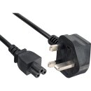 InLine® Power Cable for Notebook England 3 Pin coupling 2m