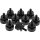 InLine® Thumbscrews for enclosures, aluminium, black, 10pcs. pack