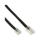 InLine® Modular Cable RJ45 to RJ11 8P4C to 6P4C male...