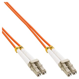 InLine® LWL Duplex Kabel, LC/LC, 50/125µm, OM2, 5m