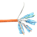 InLine® Solid Installation Cable 250MHz S/STP Cat.6 CU AWG23 halogen free 100m