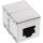 InLine® Cat.6 Adapter fully shielded metal 2x RJ45 female to female direct