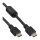 InLine® HDMI Cable High Speed male + ferrite choke black 5m