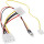 InLine® Fan Adapter Cable 12V to 7V with speed signal