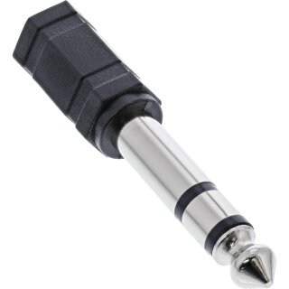 InLine® Audio Adapter 6.3mm male to 3.5mm female Stereo